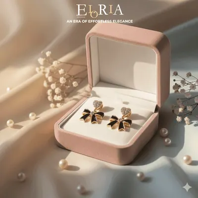 Gold Plated Korean Party Wear Earrings